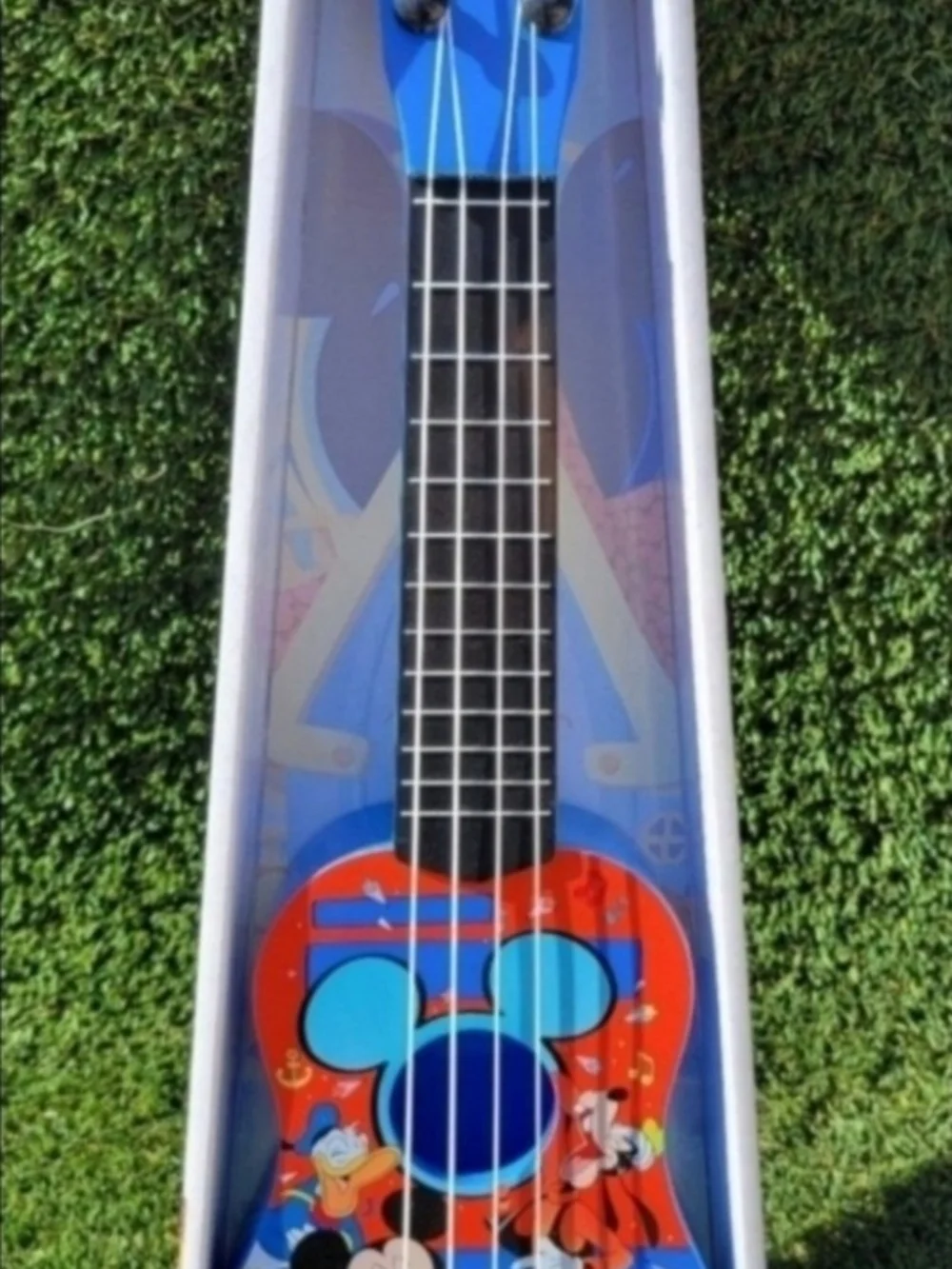 Children's Mickey Mouse Themed Toy Ukelele - Red & Blue